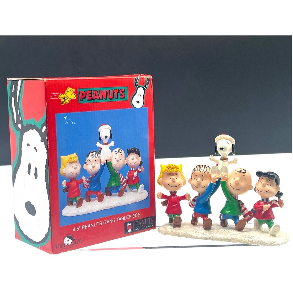 Kurt S Adler Peanuts 4.5" Peanuts Gang Tablepiece
